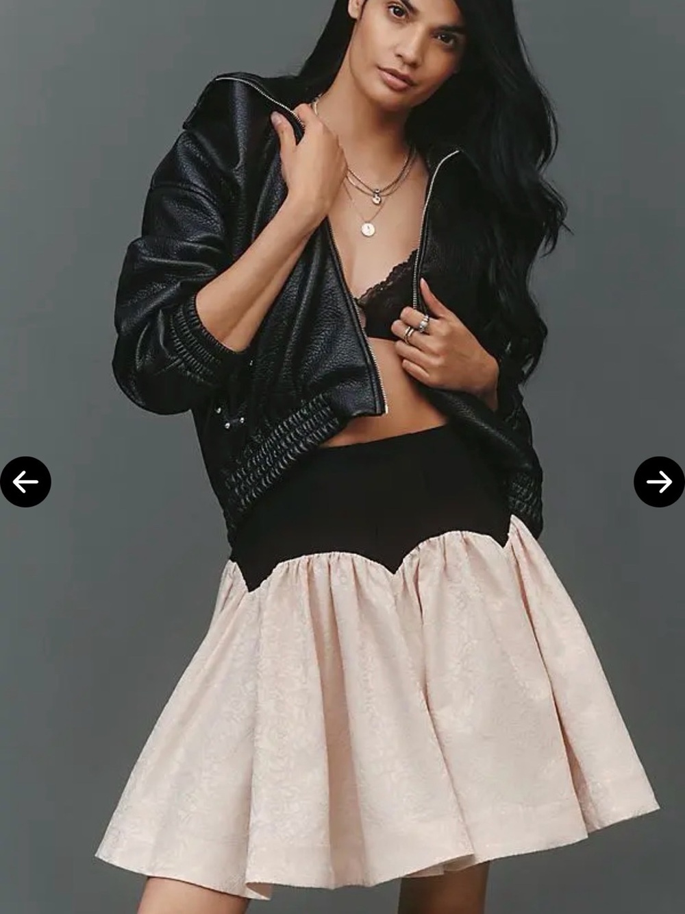 Maeve Blush Pink Mini Skirt
